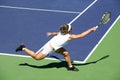 Woman playing tennis Royalty Free Stock Photo