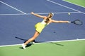 Woman playing tennis Royalty Free Stock Photo