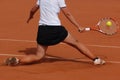 Woman playing tennis Royalty Free Stock Photo