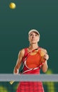 Woman playing tennis Royalty Free Stock Photo