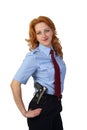 Woman police officer