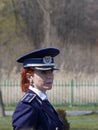 Woman police officer Royalty Free Stock Photo