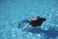 Woman in pool