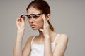 woman with poor eyesight health problems astigmatism myopia