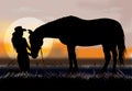 Woman on the prairie