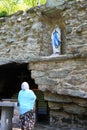 National Shrine Grotto of Our Lady of Lourdes Royalty Free Stock Photo