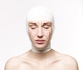 Woman prepared for plastic surgery Royalty Free Stock Photo