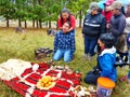 Woman provide practice of healing, Ecuador