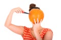 Woman pumpkin