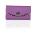 Woman purple handbag