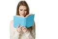 Woman reading the book Royalty Free Stock Photo