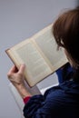 Woman reading a book Royalty Free Stock Photo