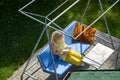 Woman reading in a garden Royalty Free Stock Photo