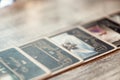 Woman is reading Tarot cards