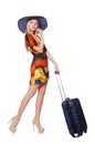 Woman ready for summer holiday Royalty Free Stock Photo