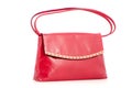 Woman red bag Royalty Free Stock Photo