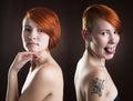 Woman with red hair Royalty Free Stock Photo