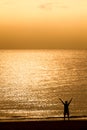 Woman relax on the beach