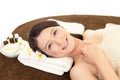 Woman relaxing at spa salon Royalty Free Stock Photo