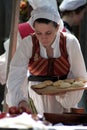 Woman at Renaissance Faire Royalty Free Stock Photo