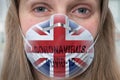 Woman with respirator mask - Coronavirus COVID, MERS, SARS conce