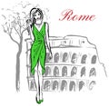 Woman in Rome