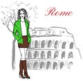 Woman in Rome