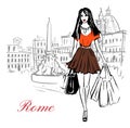 Woman in Rome