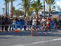 Woman Runner In Marathon - Female Athlete Athletics Ladies Sports