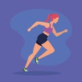 woman running practice activity lifestyle