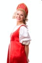 Woman in Russian traditional costume