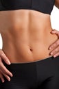 Woman's Abs Royalty Free Stock Photo