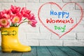 Woman`s day concept Royalty Free Stock Photo