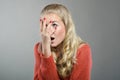 Woman's Facepalm Royalty Free Stock Photo