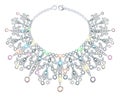 woman's necklace sparkling shiny beautiful wed