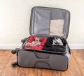 Woman's Packed Suitcase
