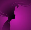 Woman's silhouette