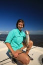 Woman Saltwater Fishing Holding A Speckled Trout In Louisiana