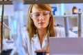 Woman scientist in laboratory