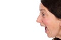 Woman is screaming Royalty Free Stock Photo