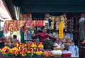 Woman Selling Pooja Articles