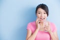 Woman with sensitive teeth Royalty Free Stock Photo