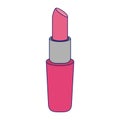 Woman lipstick cartoon