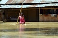 Flood affect in Assam of India
