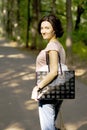 Woman with shopping bag