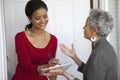 Woman signs a Petition