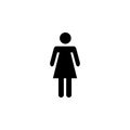 Woman silhouette icon