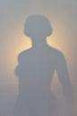 Woman silhouette shadow