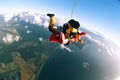 Woman Skydiving
