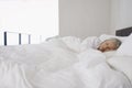 Woman Sleeping In Bed Royalty Free Stock Photo